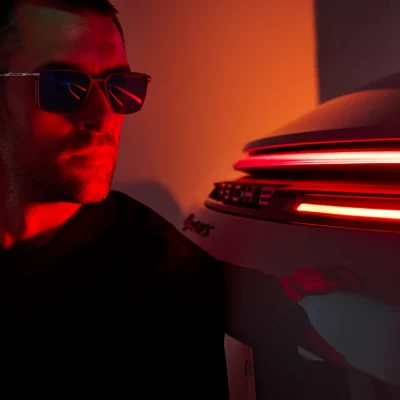 PORSCHE DESIGN Sunglasses P´8986 A Polarized -Silhouette des Porsche 911 GT3 RS-